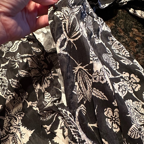 Isabel Marant silk dress black and white - Picture 4 of 4